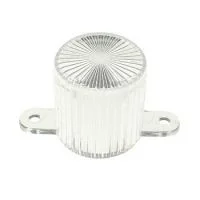 (image for) Plastic Light Domes With Screw Tabs - Clear