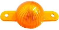 (image for) Mini Dome With Screw Tabs- Orange