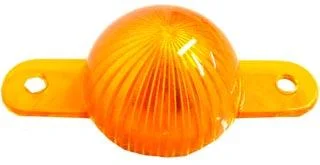 (image for) Mini Dome With Screw Tabs- Orange