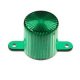 Plastic Light Domes With Screw Tabs - Green