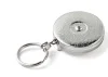 (image for) KEY-BAK Original Series Retractable Keychain - Chrome - Belt Loop - 15 Keys