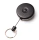 (image for) KEY-BAK Original Series Retractable Keychain - Black - Belt Clip - 15 Keys