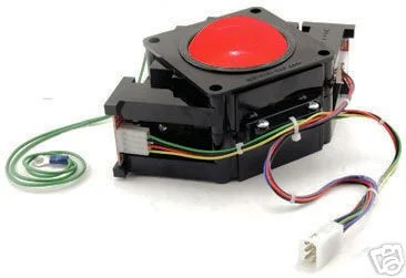 (image for) 2 1/4" TRACKBALL ASSEMBLY - ILLUMINATED RED