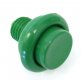 Cabinet Flipper Button 1 -1/8" Shaft - Green