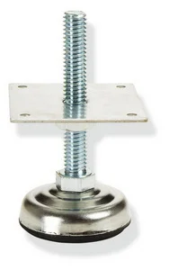 (image for) LEG LEVELER HEAVY DUTY 4.5" TALL W/PLATE
