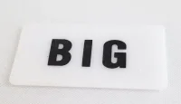 (image for) " BIG " Legend Inset for Retangle Lighted Buttons
