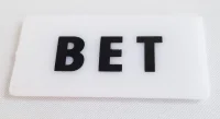 (image for) " BET " Legend Inset for Retangle Lighted Buttons