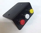(image for) TRIPLE MOMENTARY PUSH BUTTONS WITH PLATE