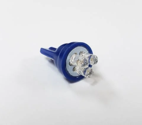 (image for) #555 3- LED WEDGE BULB - BLUE