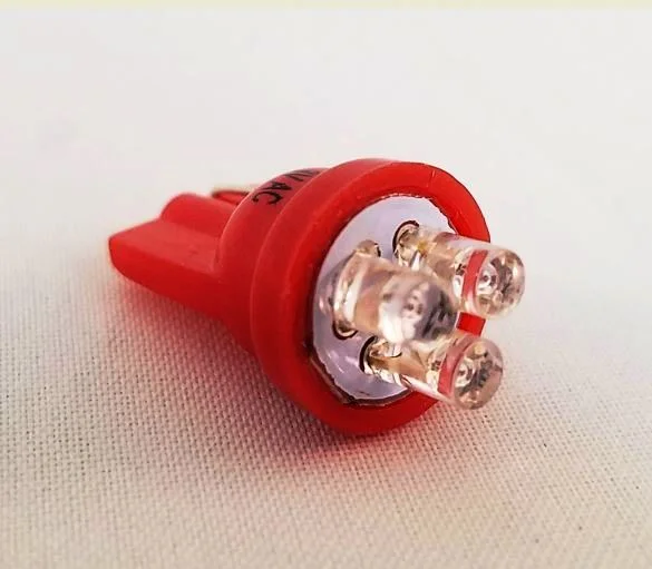 (image for) #555 3- LED WEDGE BULB - RED
