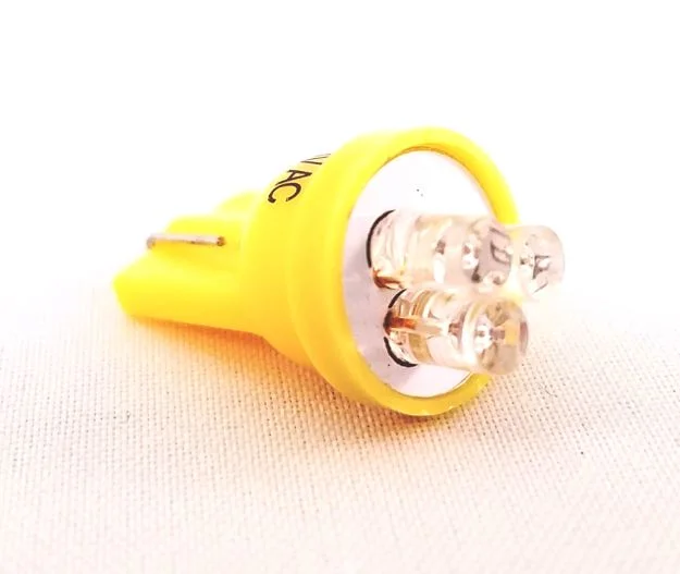 (image for) #555 3- LED WEDGE BULB - YELLOW