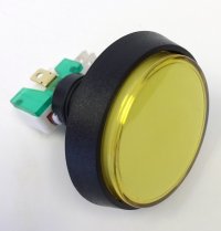 Lighted Large Round Pushbutton- Yellow