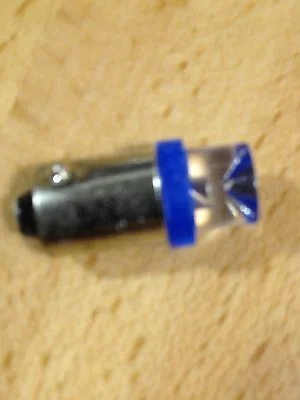 (image for) # 44 / 47 LED LAMP CLEAR FLAT TOP IN BLUE
