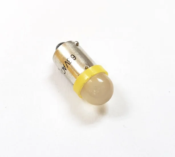 (image for) LOW PROFILE 1- SMD 44/47 LED FROSTED DOME - YELLOW