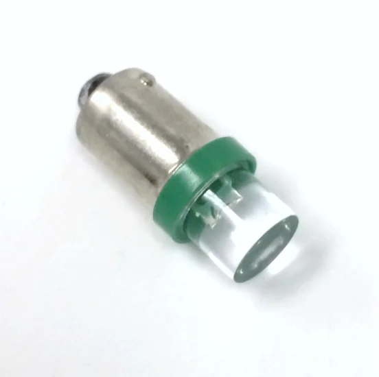 (image for) # 44 / # 47 Bayonet Base Lamp With Flat Top Lens -Green