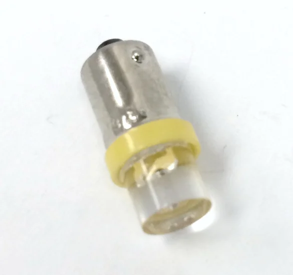 (image for) # 44 / # 47 Bayonet Base Lamp With Flat Top Lens -Yellow