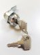 7/8" DOUBLE BITTED METAL COIN DOOR LOCKS - KEYED DIFFERENT