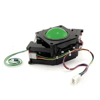 (image for) 3" ILLUMINATED GREEN TRACKBALL