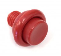 Cabinet Flipper Button 1 -1/8" Shaft - Red