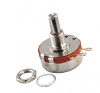 100K Potentiometer, 1 1/4" Shaft, 2W With Nut and Washer