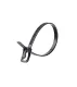 (image for) 8" RESUABLE BLACK WIRE TIE - 100 PK