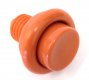 Cabinet Flipper Button 1 -1/8" Shaft - Orange