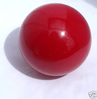 (image for) 2 1/4" SOLID RED REPLACEMENT TRACKBALL