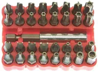 (image for) 33 -PC TAMPER PROOF - RESISTANT STAR BIT SET
