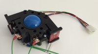 2 1/4 " SOLID BLUE TRACKBALL ASSEMBLY