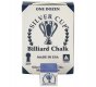 Silver Cup Cue Chalk -12 PACK - BLUE