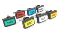 (image for) 8-LINE / CHERRY MASTER BUTTON SET W/ TICKET BUTTON # 4