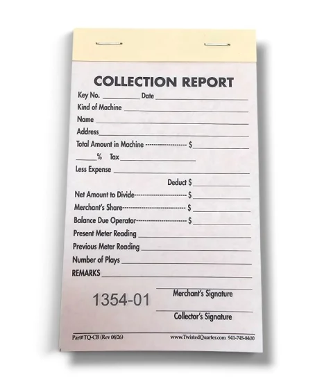 (image for) Collection Report Book