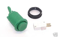 (image for) GREEN LONG LENGTH BUTTON WITH MICRO SWITCH