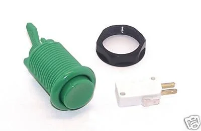 (image for) GREEN LONG LENGTH BUTTON WITH MICRO SWITCH
