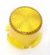 Plastic Twist On Light Dome -Yellow