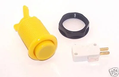 (image for) YELLOW LONG LENGTH BUTTON WITH MICRO SWITCH
