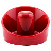 RED AIR HOCKEY MALLET FOR ICE FAST TRACK AIR HOCKEY