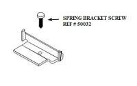 (image for) ESD SPRING BRACKET SCREW REF # 50032