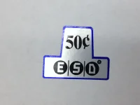 (image for) ESD V4 $ 0.50 REPLACEMENT DECAL