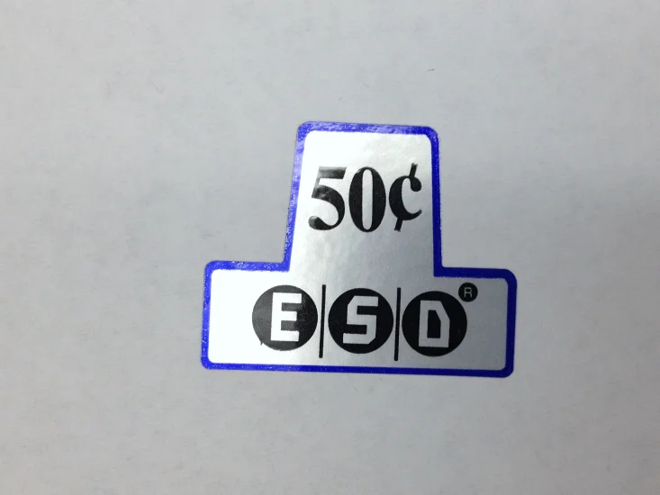 (image for) ESD V4 $ 0.50 REPLACEMENT DECAL