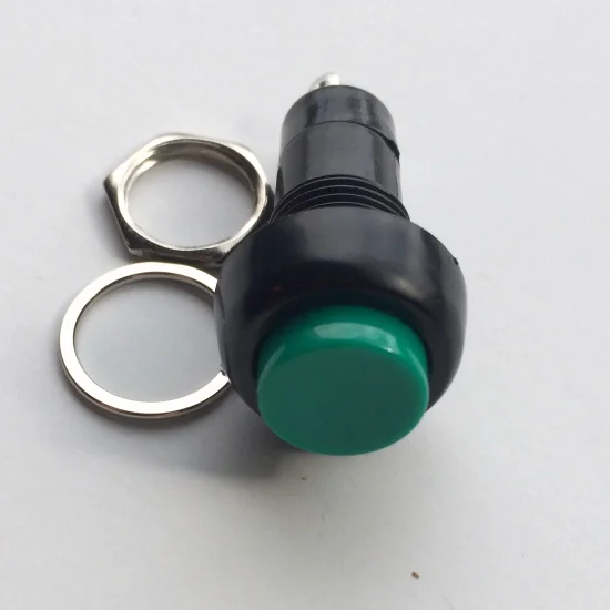 (image for) LARGE MOMENTARY PUSH BUTTON - GREEN