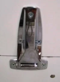 (image for) Hinge flush chrome