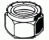 (image for) NYLON INSERT HEX HEAD NUTS