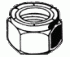 (image for) NYLON INSERT HEX HEAD NUTS