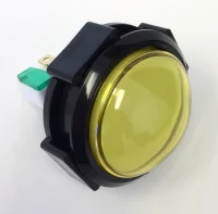 (image for) 2-3/4" ROUND DOME BUTTON - YELLOW