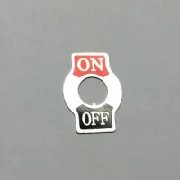 (image for) TOGGLE SWITCH ON/OFF PLATE STYLE #1