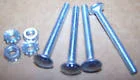 (image for) 10-24 X 2" JOYSTICK BOLT KIT -WOOD PANELS - ZINC BRIGHT FINISH