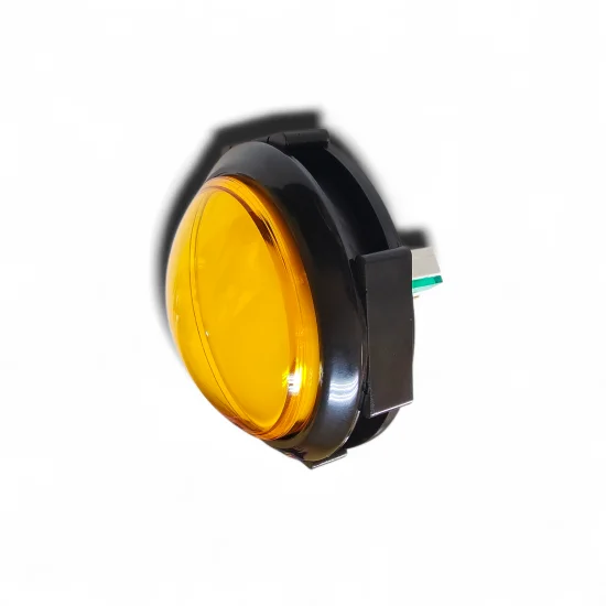 (image for) 4" JUMBO DOME BUTTON-AMBER