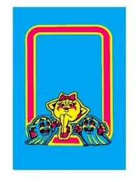 (image for) MS PAC MAN UPRIGHT KICK PANEL ART