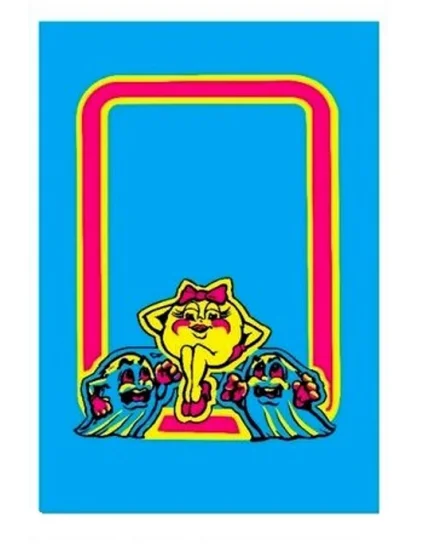 (image for) MS PAC MAN UPRIGHT KICK PANEL ART